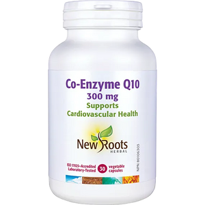 New Roots Herbal: Co-Enzyme Q10 300mg 30 Capsules
