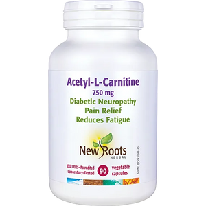 New Roots Herbal: Acetyl-L-Carnitine 750mg 90 Capsules