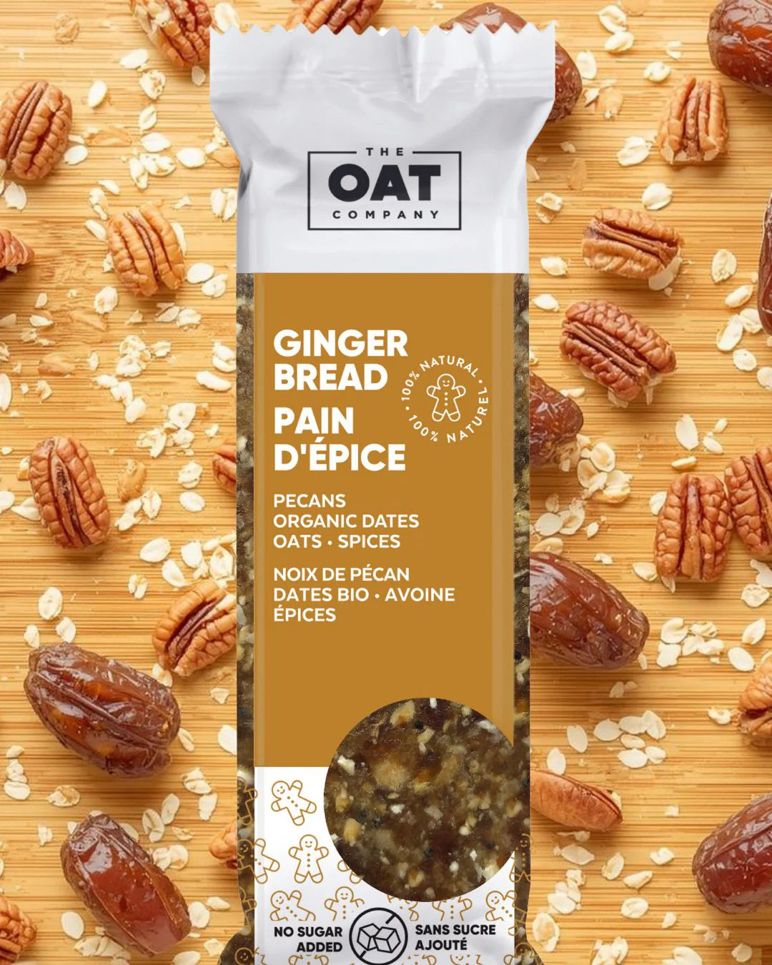 The Oat Company Gingerbread Energy bar