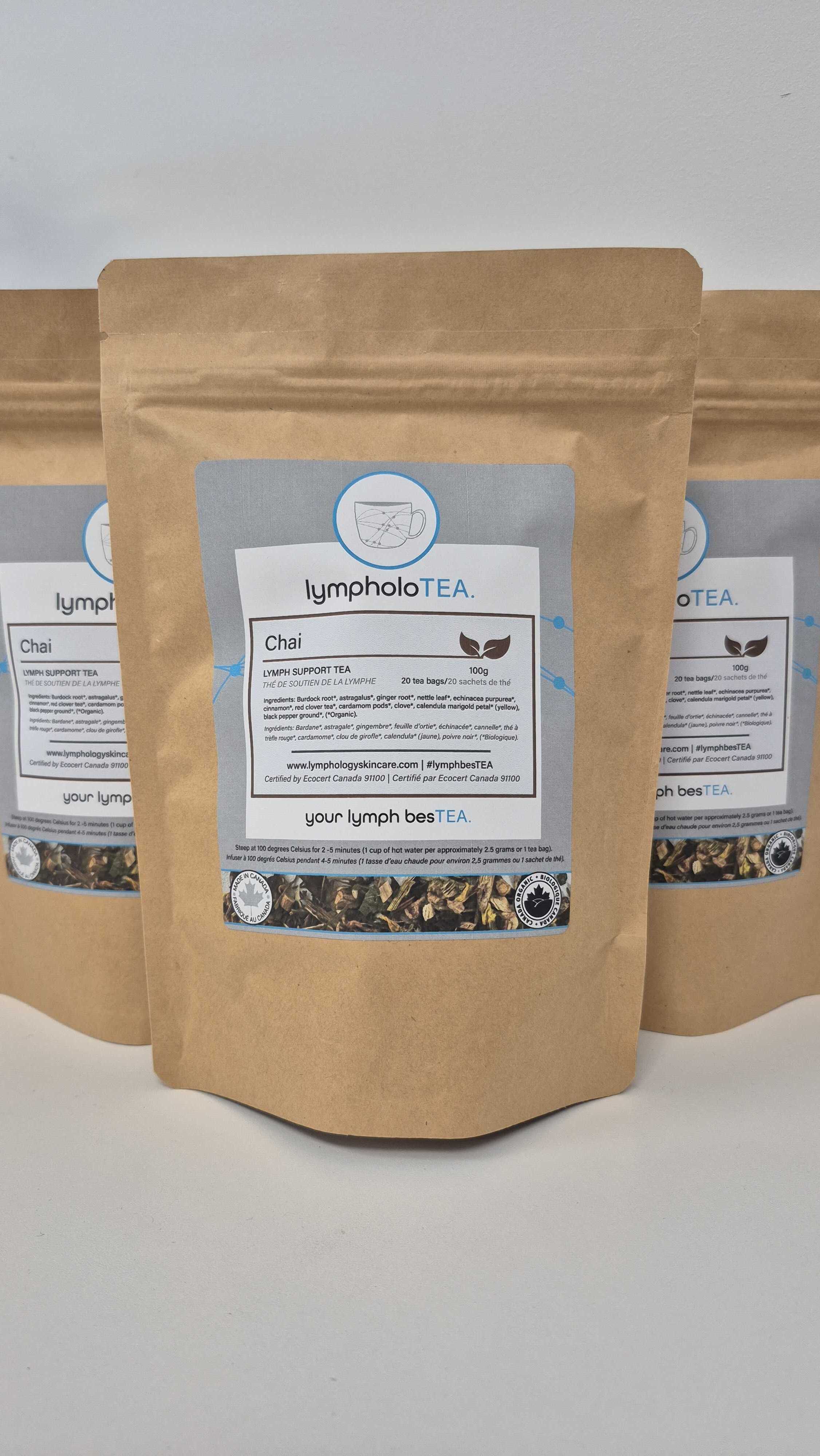 LympholoTEA Chai 20 tea bags 100g