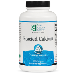 Orthomolecular Products Reacted Calcium 180 Capsules