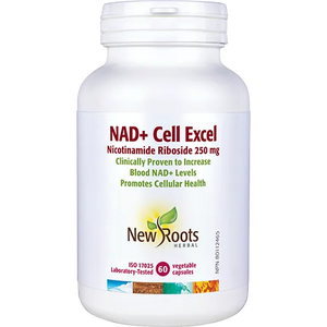 New Roots Herbal: NAD+ Cell Excel 60 Capsules