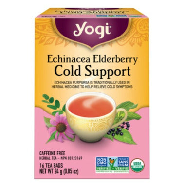 Yogi Echinacea Elderberry Cold Support