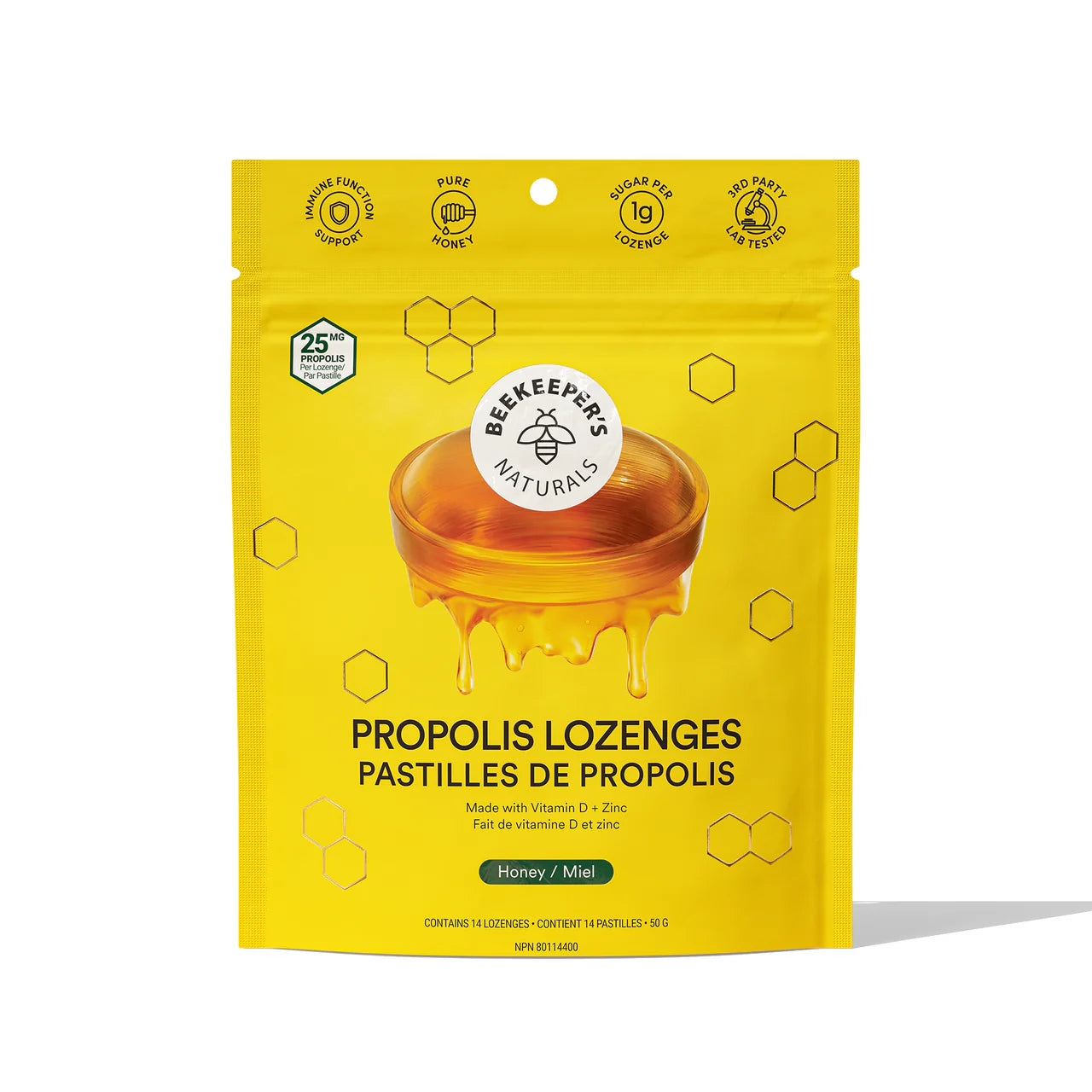 Beekeeper's Propolis Lozenges Honey