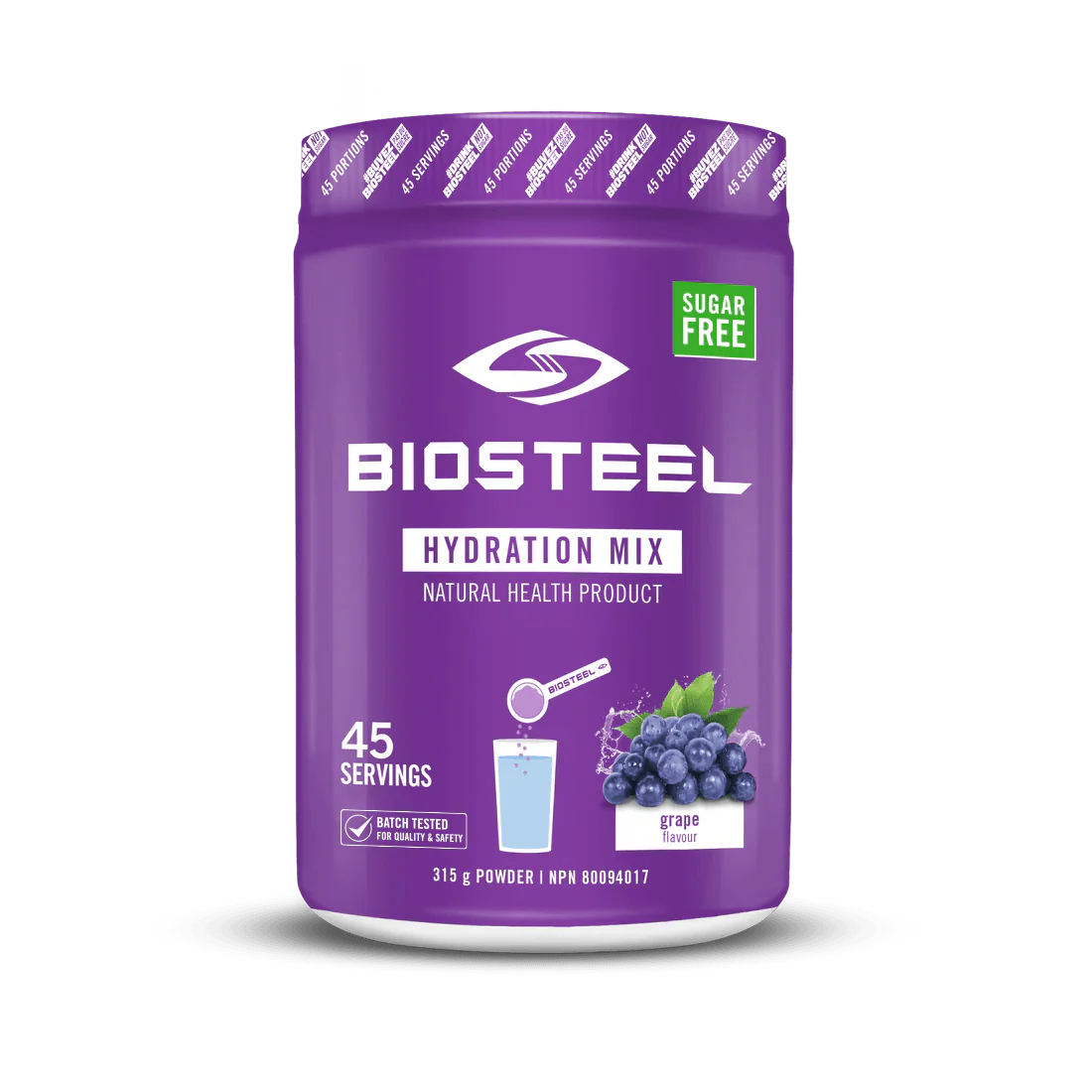 Biosteel Hydration Mix Grape 315g Powder Tub