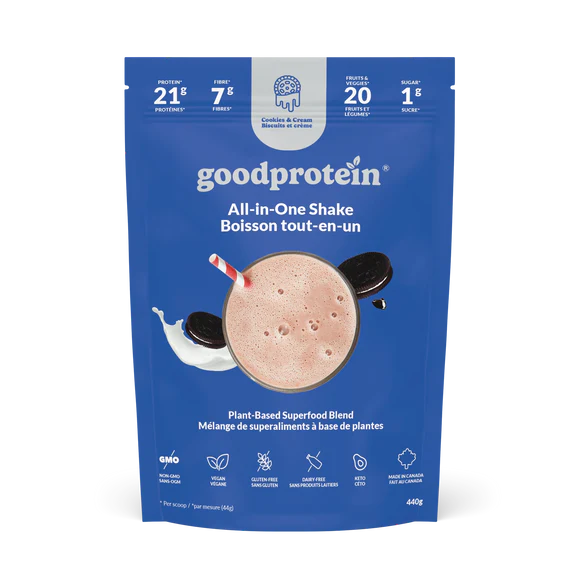 Good Protein Plant-Based Protein Powder Cookies & Cream