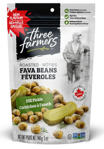 Three Farmers Dill Pickle Roasted Fava Beans 140g