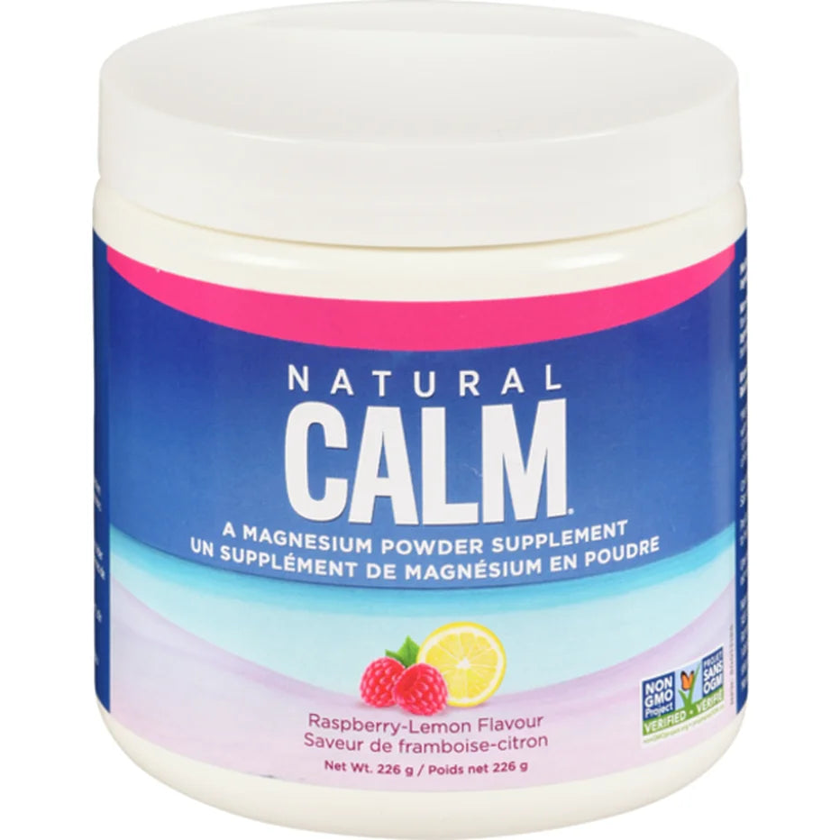 Natural Calm: Raspberry Lemon 8oz (226g)