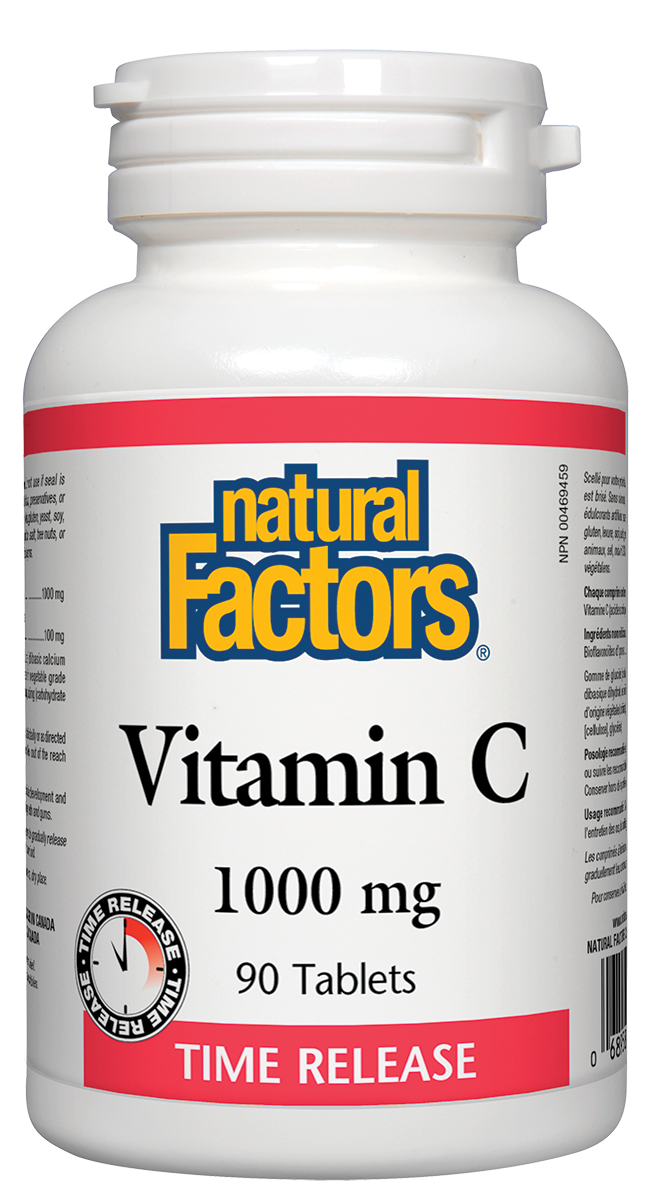 Natural Factors: Vitamin C 1000mg Time Release 180 Tablets