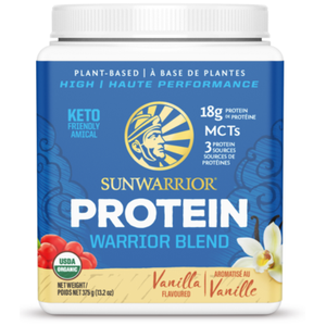 Sunwarrior Organic Vanilla Protein Warrior Blend 375g