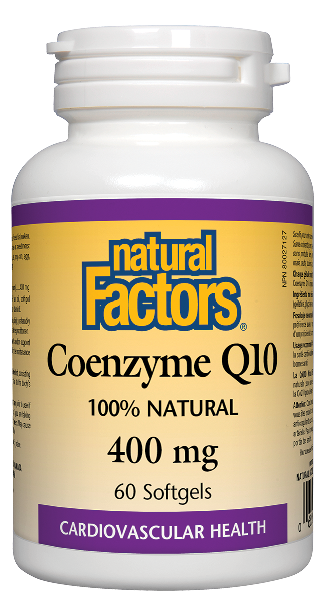 Natural Factors: Coenzyme Q10 400mg 60 Softgels