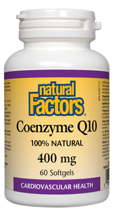 Natural Factors: Coenzyme Q10 400mg 60 Softgels