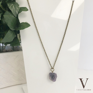 Very Valero: Small Necklace - Purple Haze Drop