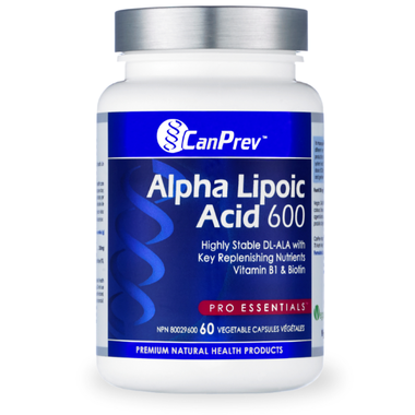 CanPrev: Alpha Lipoic Acid ALA 600 60 capsules