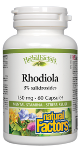 Natural Factors: Rhodiola 60 Capsules