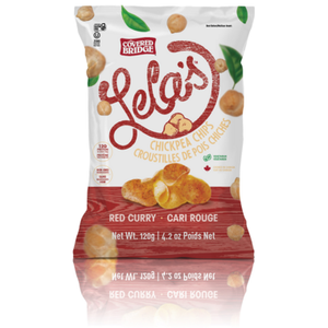 Covered Bridge Lela's Chickpea Chips Red Curry 120g