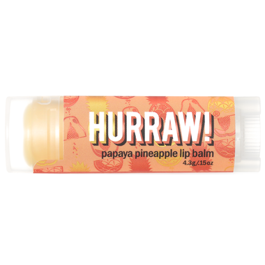 Hurraw: Papaya Pineapple Lip Balm