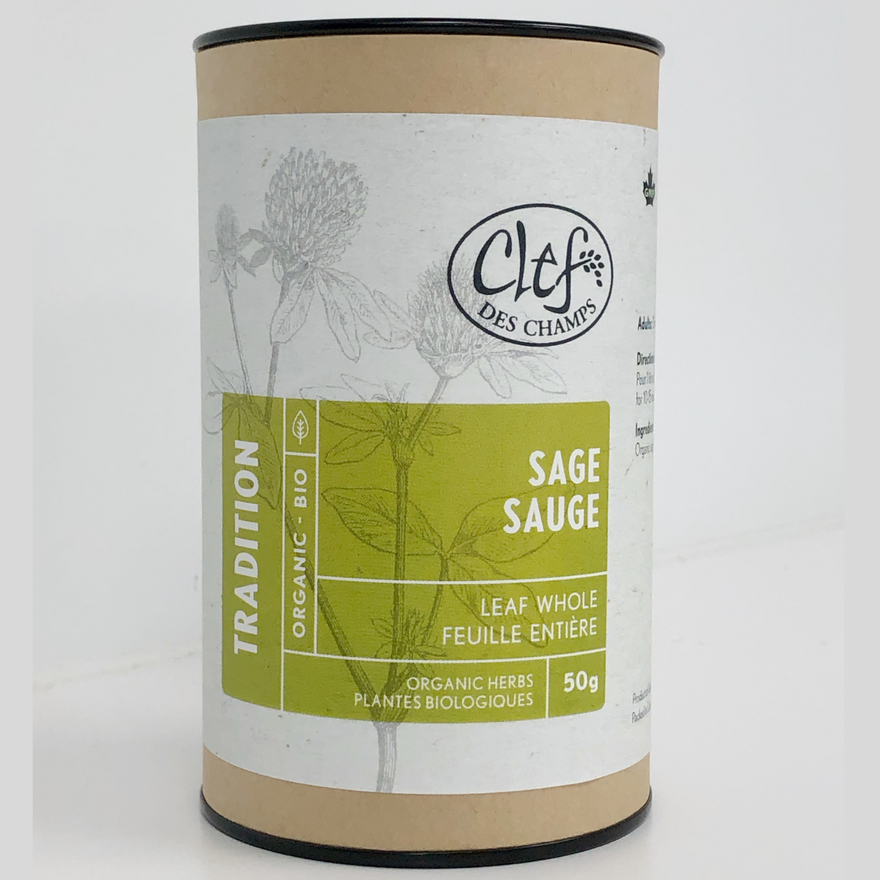 Clef Des Champs: Sage Loose Leaf Tea 50g