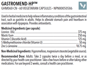 Designs for Health: GastroMend-HP 60s