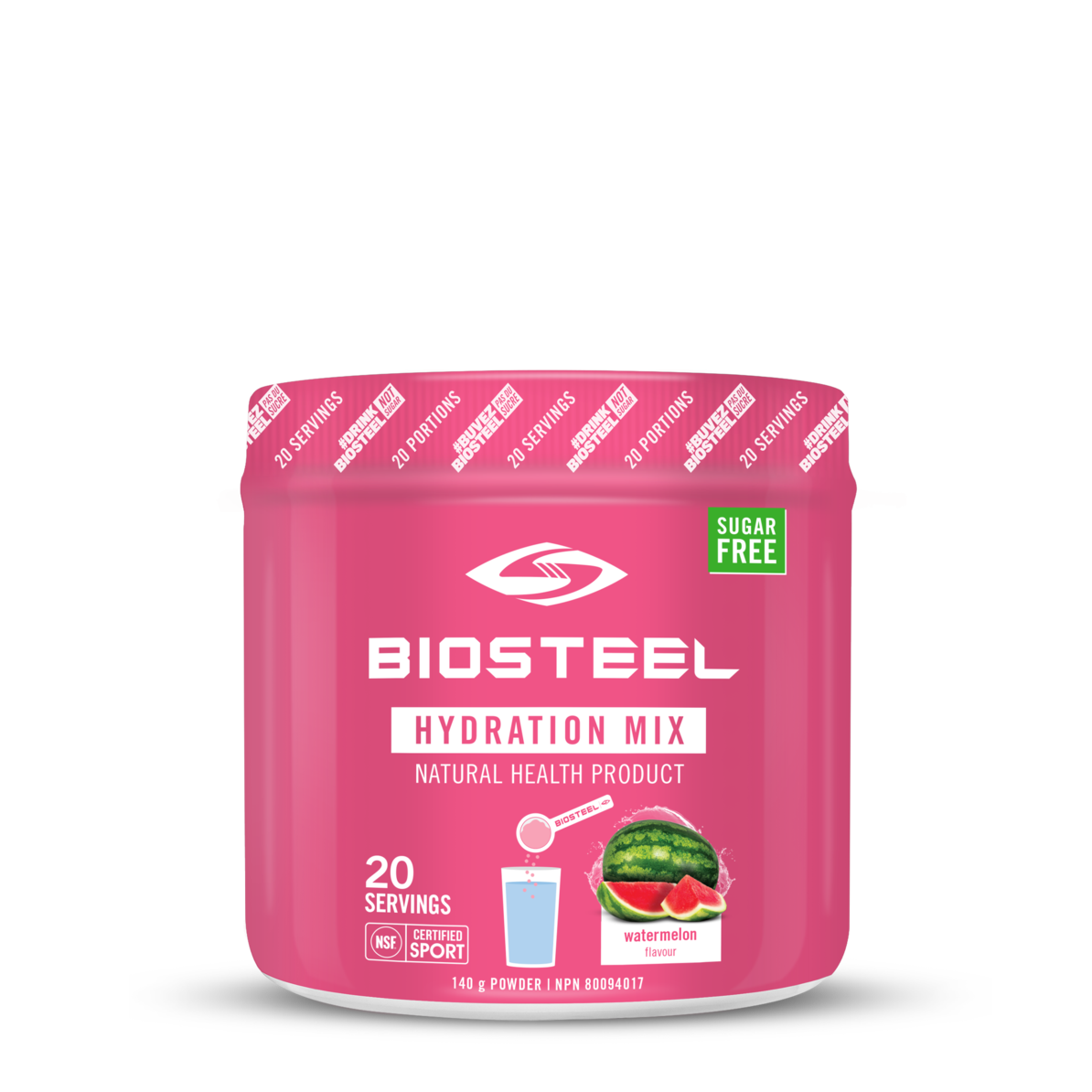 BioSteel Hydration & BCAA Powder Watermelon 140g