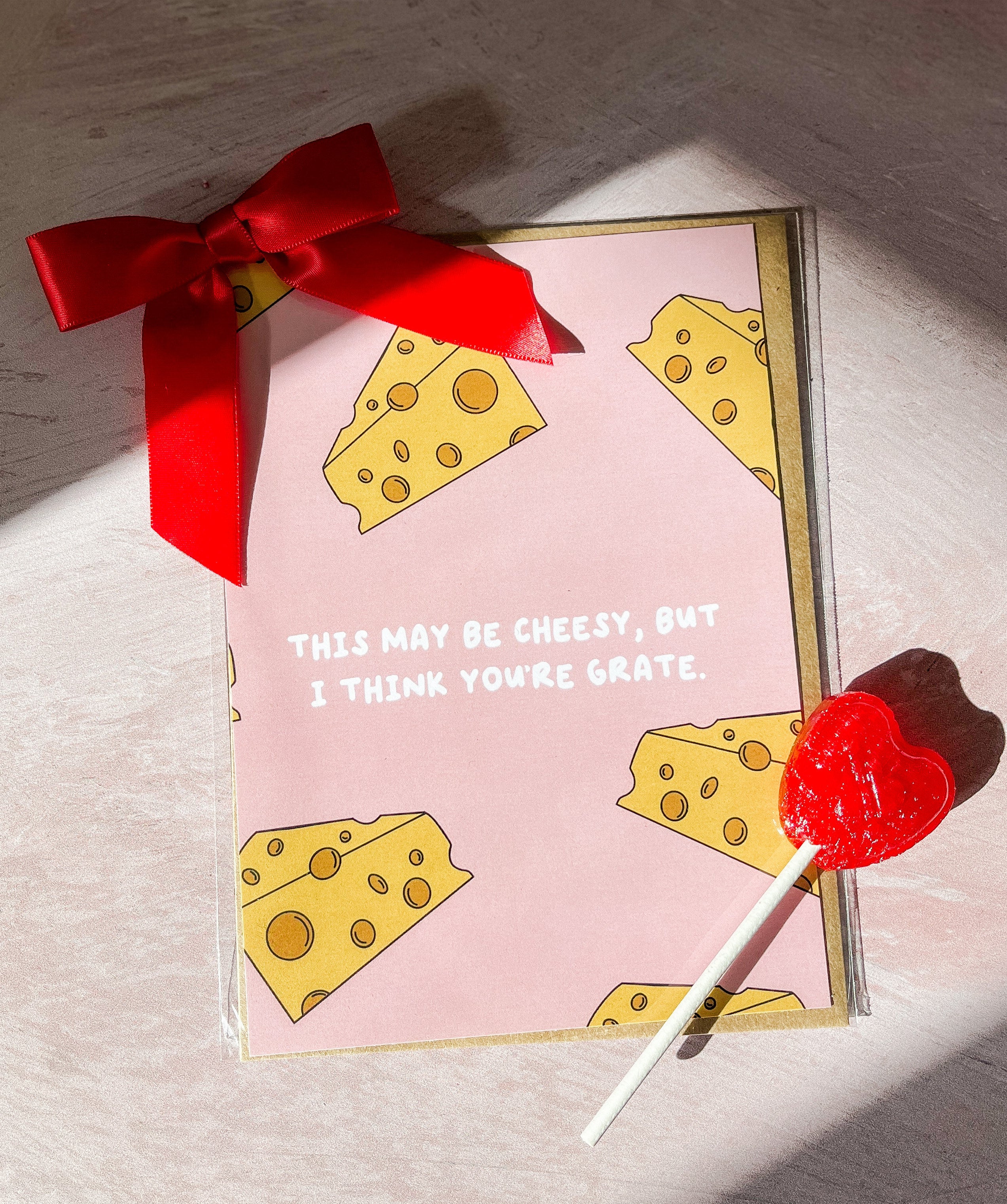 Valentine Card: This May be Cheesy