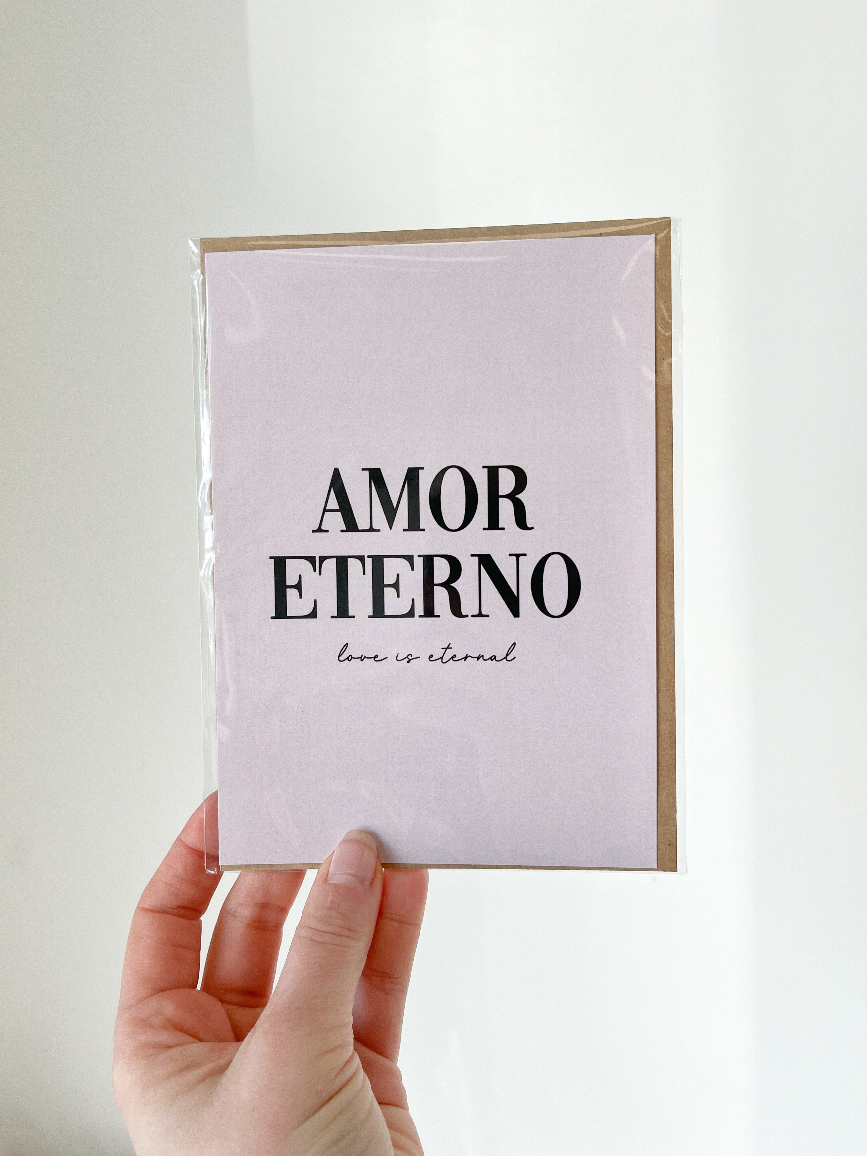 Card: Amor Eterno