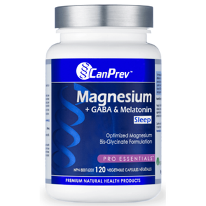 CanPrev Magnesium + GABA & Melatonin for Sleep 120 capsules