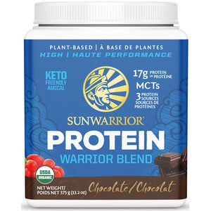 Sunwarrior Organic Chocolate Protein Warrior Blend 375g