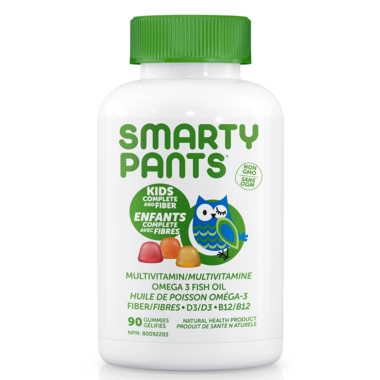 Smarty Pants: Kids Multivitamin + Fiber Gummies 90s