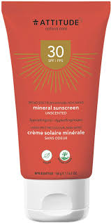 Attitude Mineral Sunscreen Face and Body: Unscented