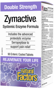 Natural Factors Zymactive Double StrengthSystemic Enzyme Formula 90 capsules