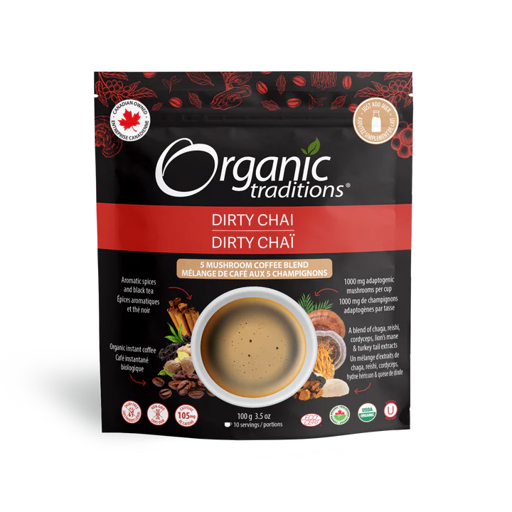 Organic Traditions Dirty Chai 100g
