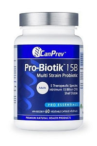 CanPrev Pro-Biotik 15B Multi Strain Probiotic 60 Capsules