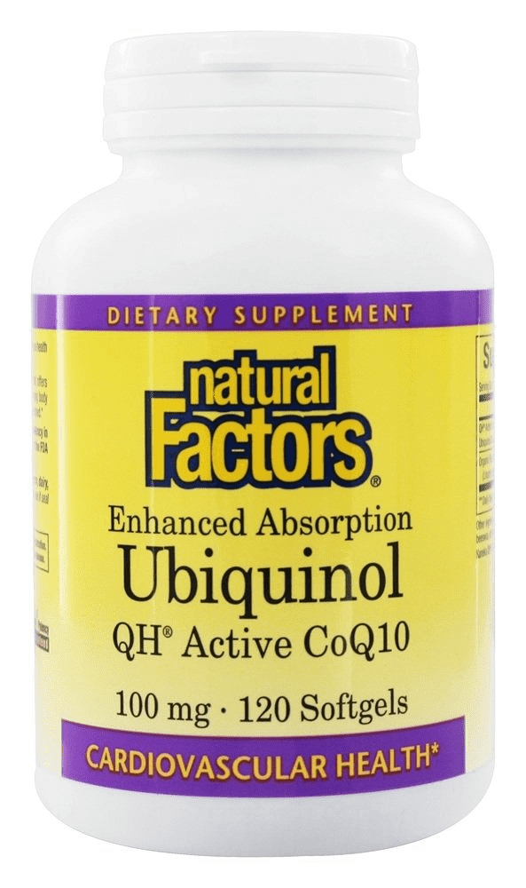 Natural Factors: Ubiquinol CoQ10 100mg 60s